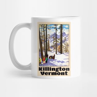 Ski Killington Vermont Vintage Skiing Mug